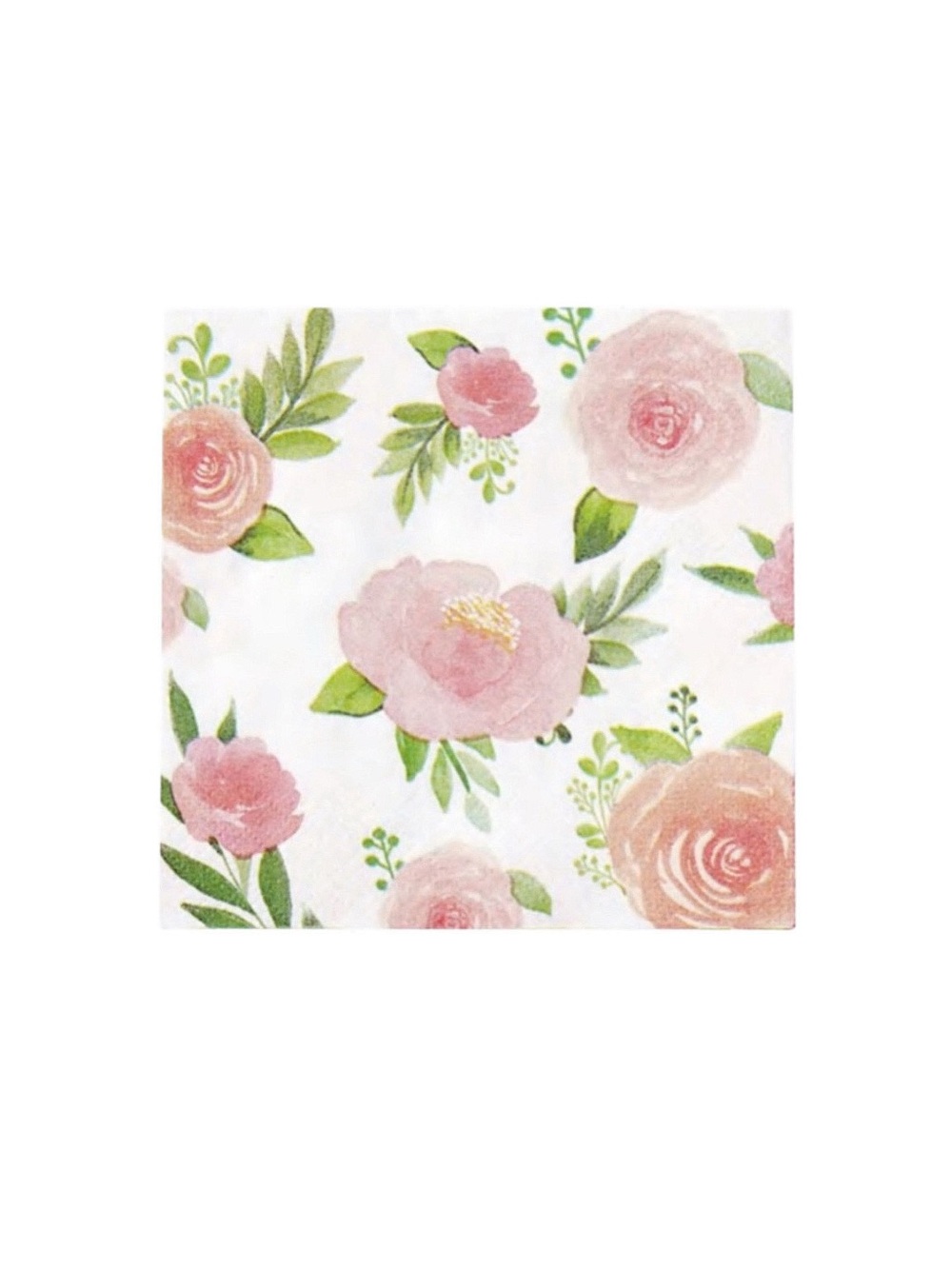 AMSCAN Floral Beverage Napkins 16 Per Package